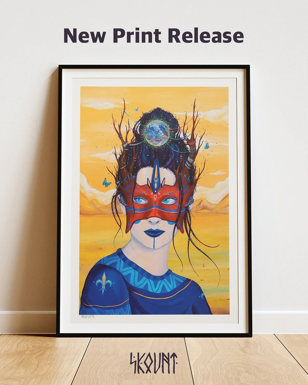 I&acute;m really excited to announce the release of my new limited edition print &ldquo;The Divine Feminine&rdquo;, born from a painting I created to explore the themes that shape much of my work: balance, creativity, transformation, and the subtle p