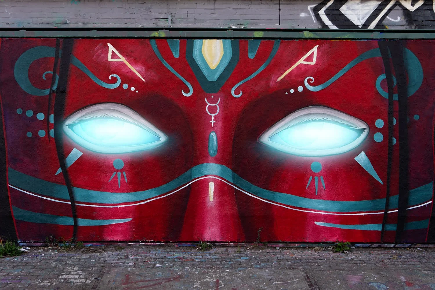 Blinking mural project in Amsterdam by Skount