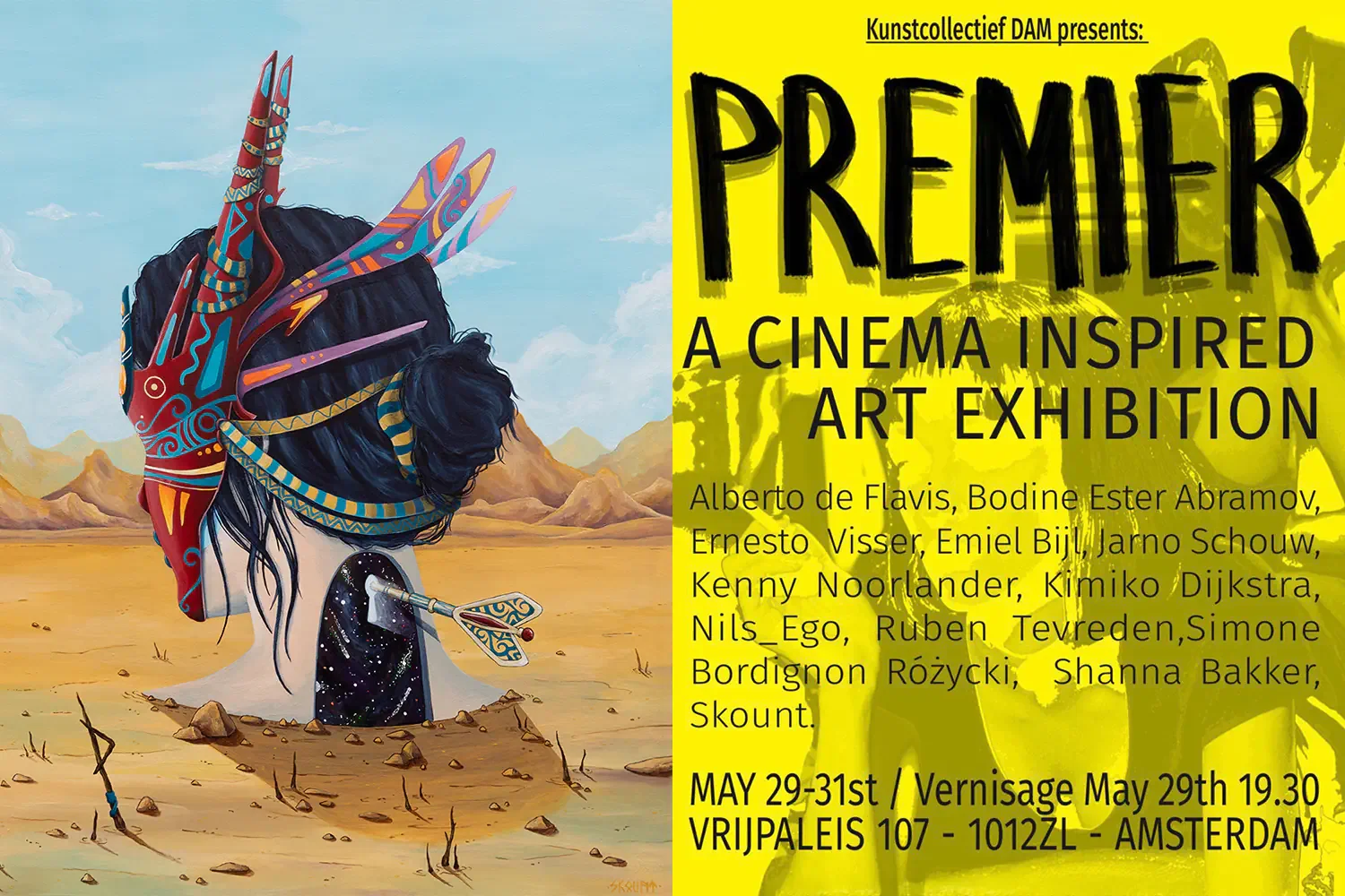 PREMIER: Contemporary Art Exhibition Inspired by Cinema