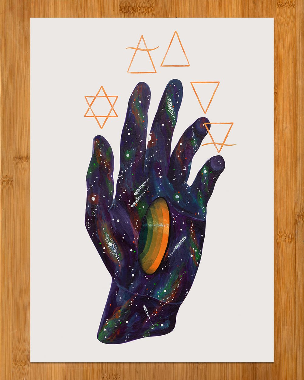 Full view of Harmony of the Elements, a symbolic artwork about balance and inner alignment.