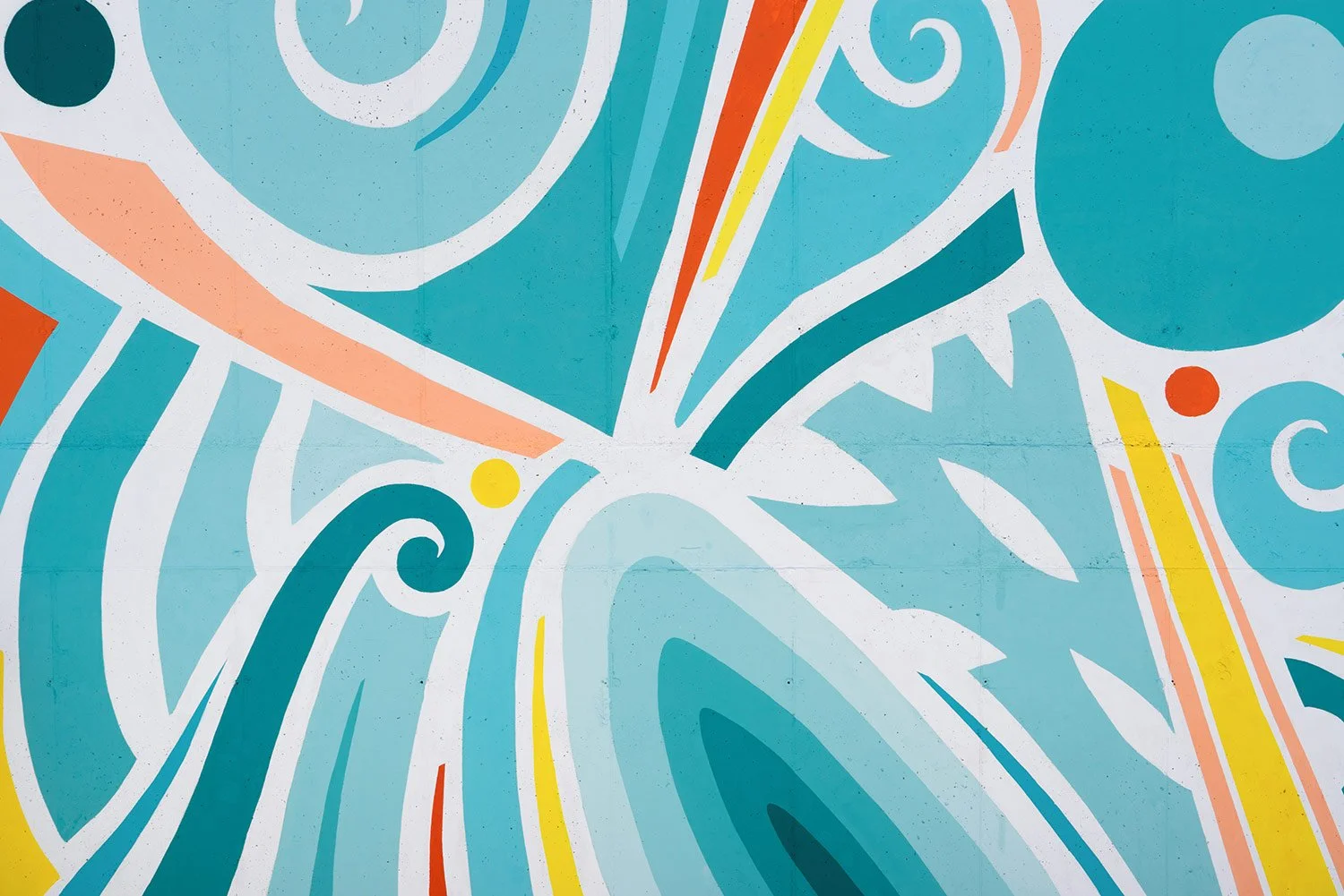 geometric abstract painting