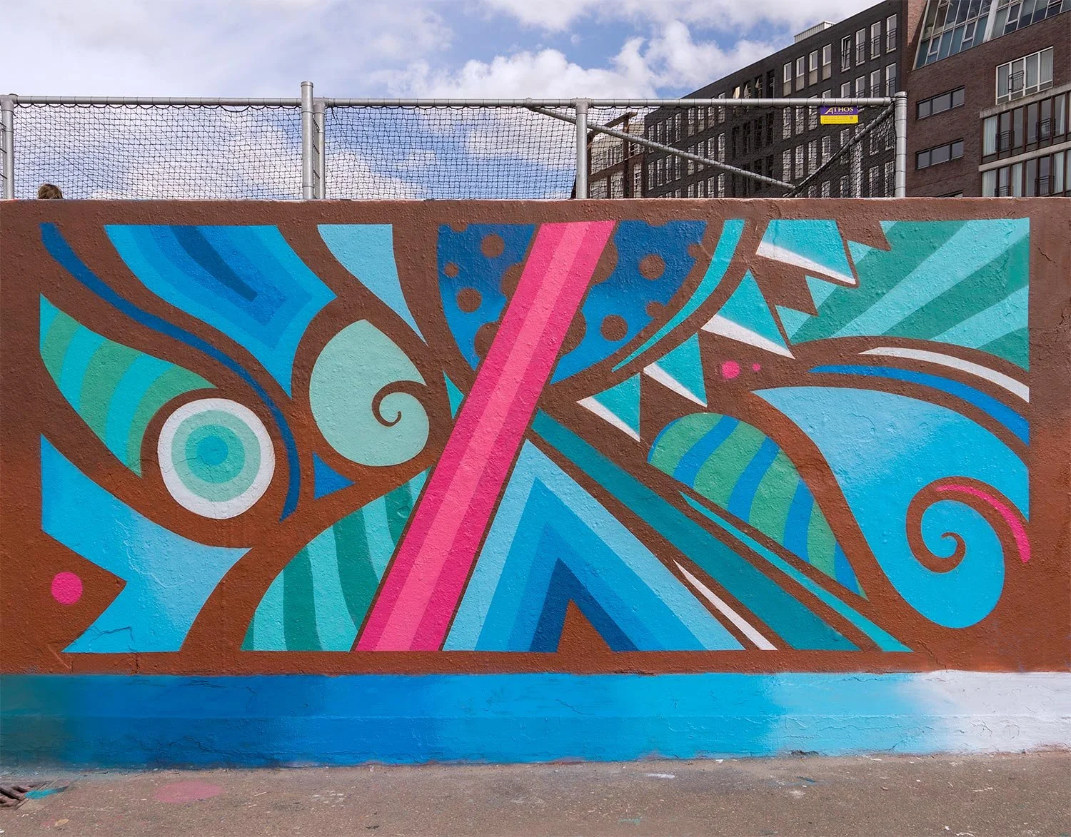 Geometric artwork in Amsterdam