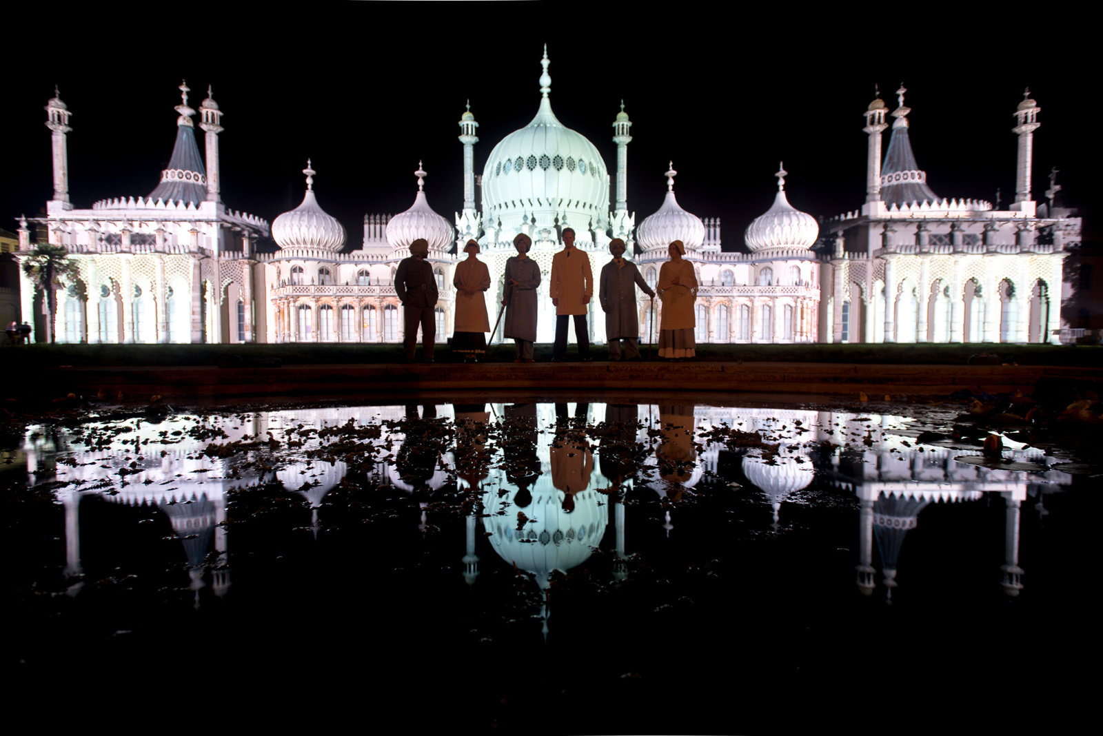 Long after the crowds had gone, we had our own private showing to shoot a series of publicity photographs.