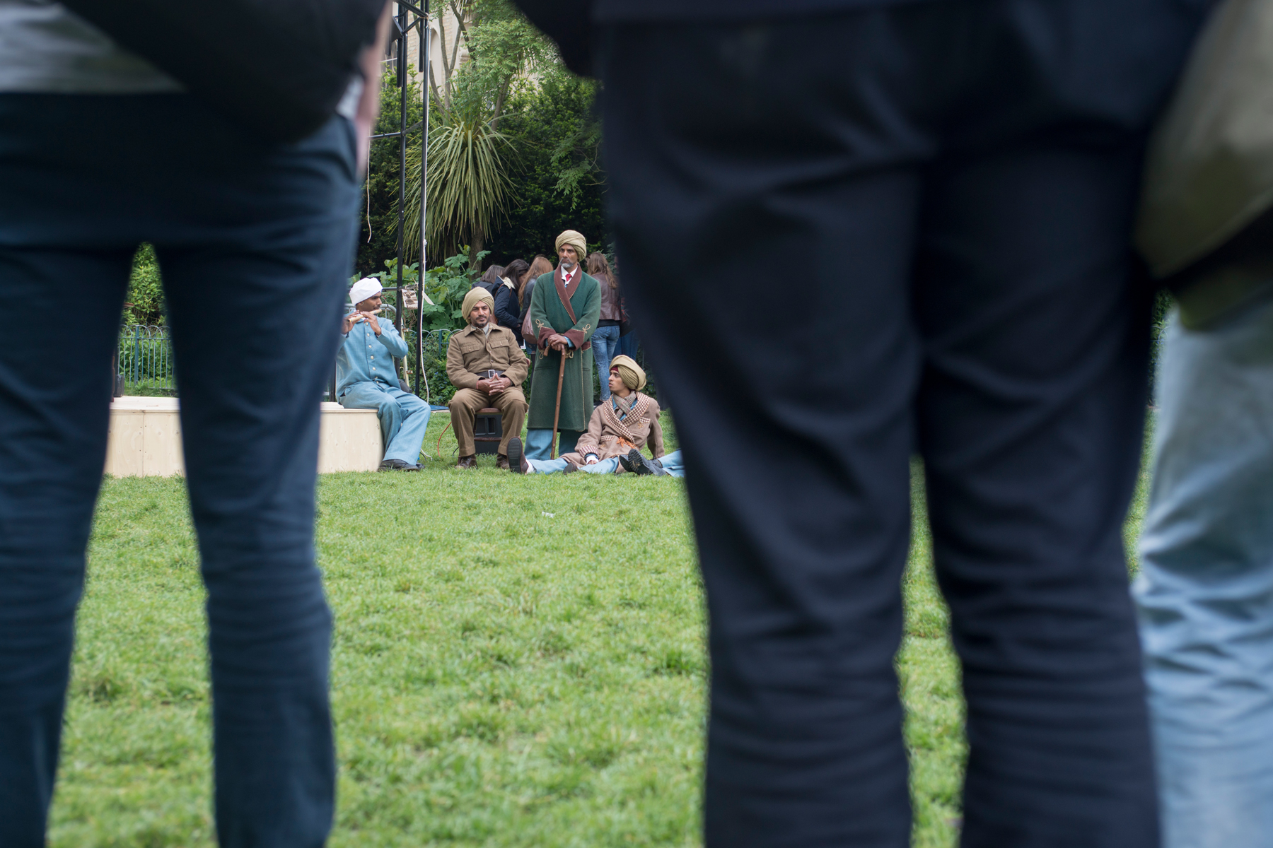  For five days the public experienced a dreamlike environment of immersive installations, ambient soundscapes and theatrical interludes, inspired by letters the soldiers sent back home