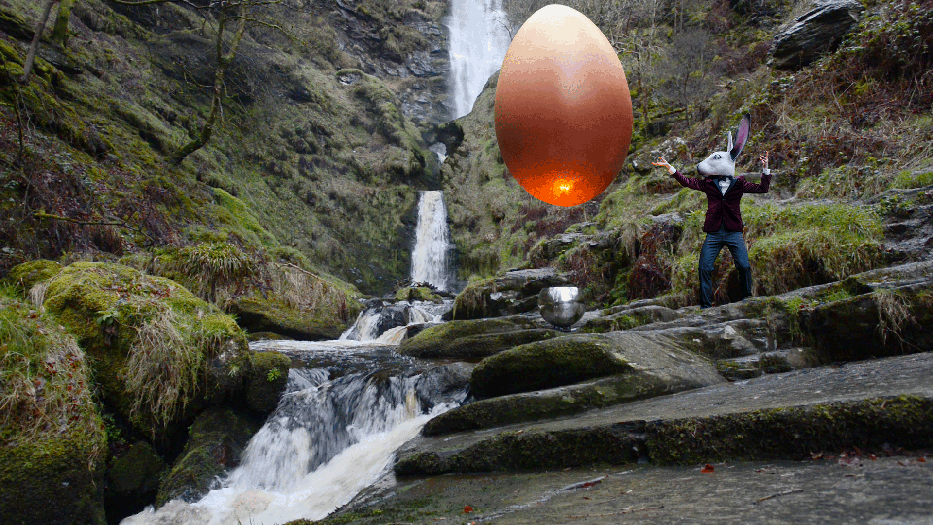 Cinemagraph photographed at Pistyll Rhaeadr, the highest waterfall in Wales.