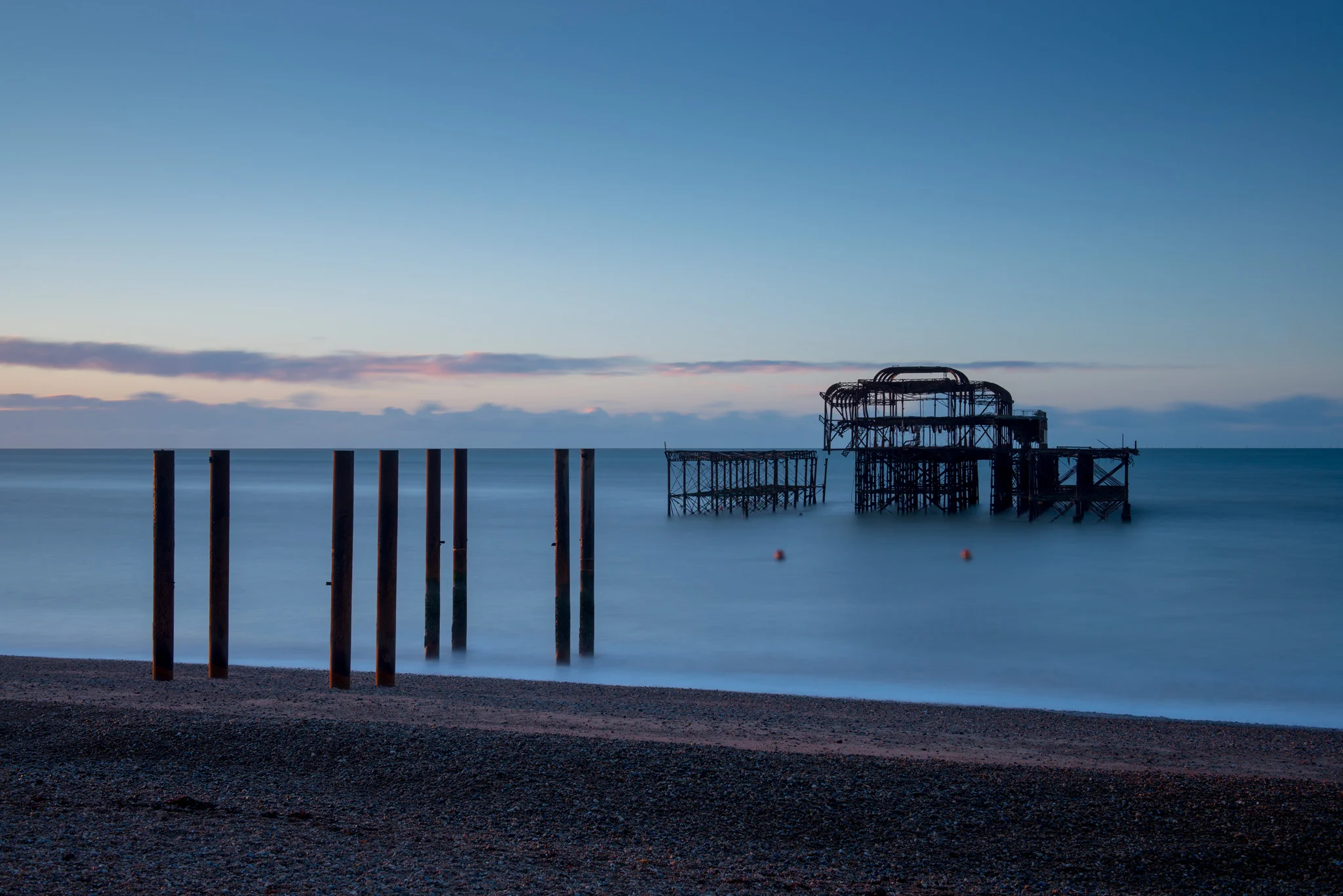 The series is on show at Brighton‘s West Pier Centre until January 2019. Dawn Horizon I
