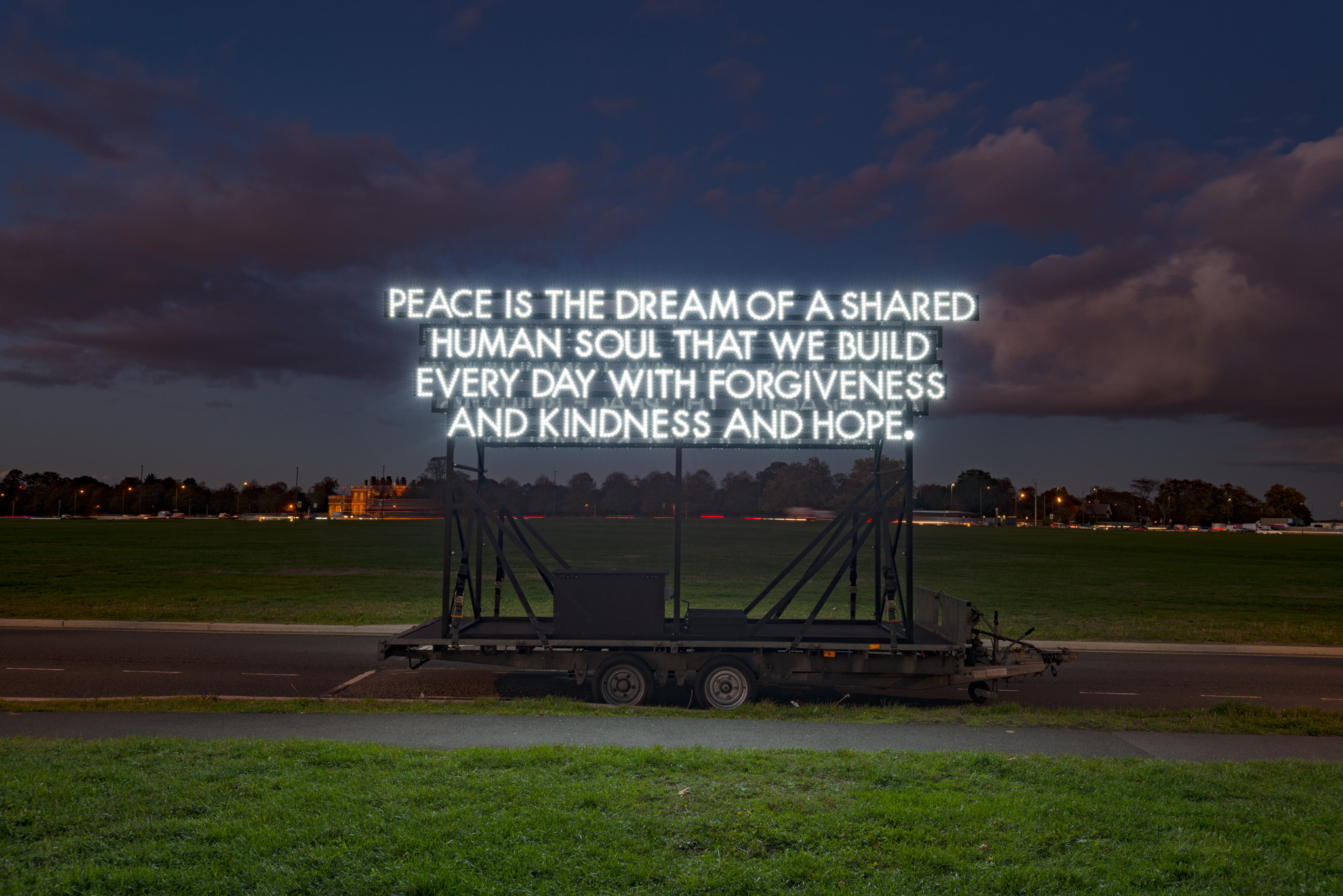 On November 12th 2018, 100 years on from the first day of peace after WW1, it embarked on a year long tour around the UK.