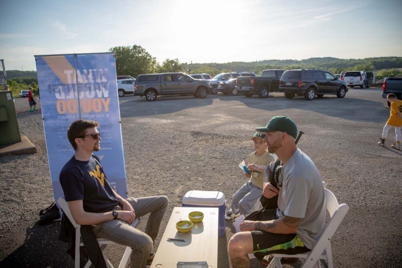 In Rostraver, we wanted to meet people who might not otherwise show up at a media event or town hall. Photo: David Smith/Reed College of Media @ WVU