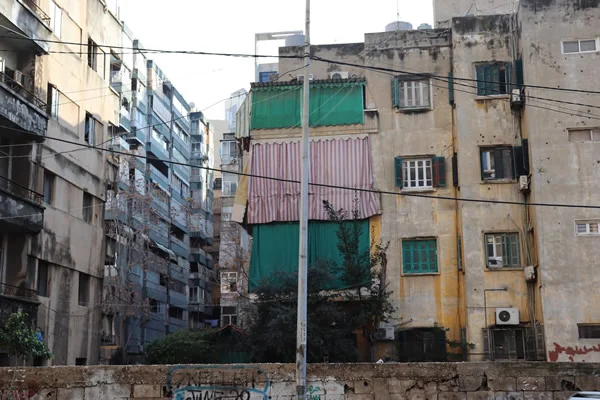 Apartment blocks in Hamra, Beirut , © Annelise Andersen