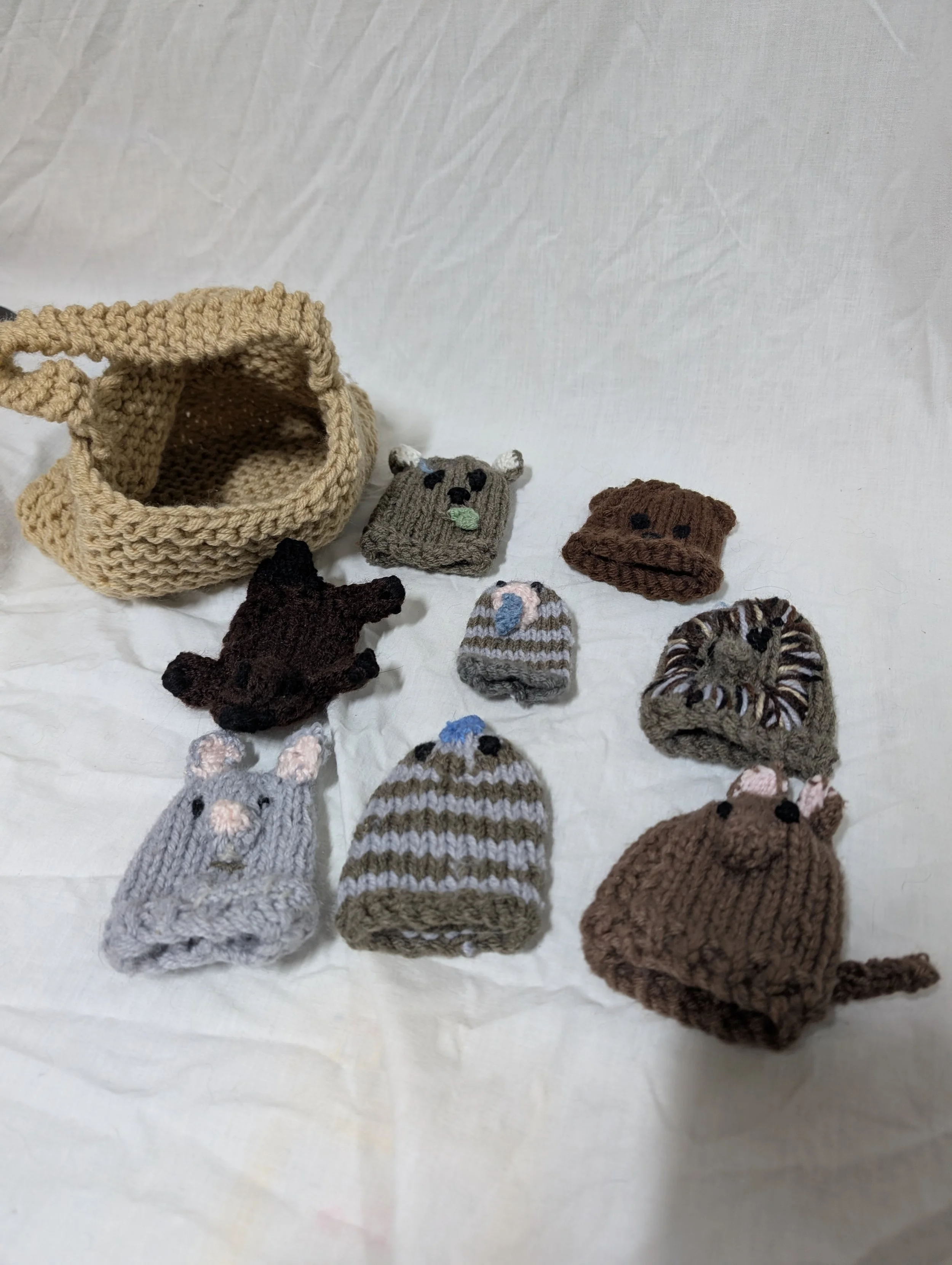 Australian animals finger puppets