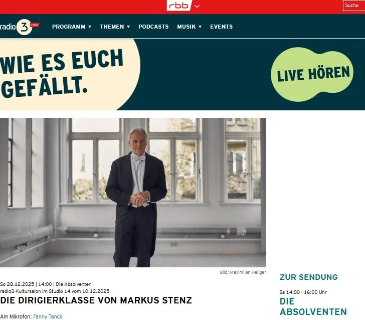 75 Jahre HfM Hanns Eisler &amp; Dirigierklasse in der rbb Dachlounge