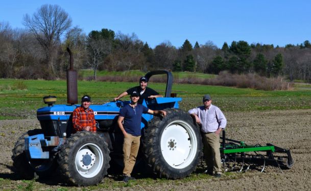 Pictured from left to right: Patrick, D.J., Thomas, and Joe