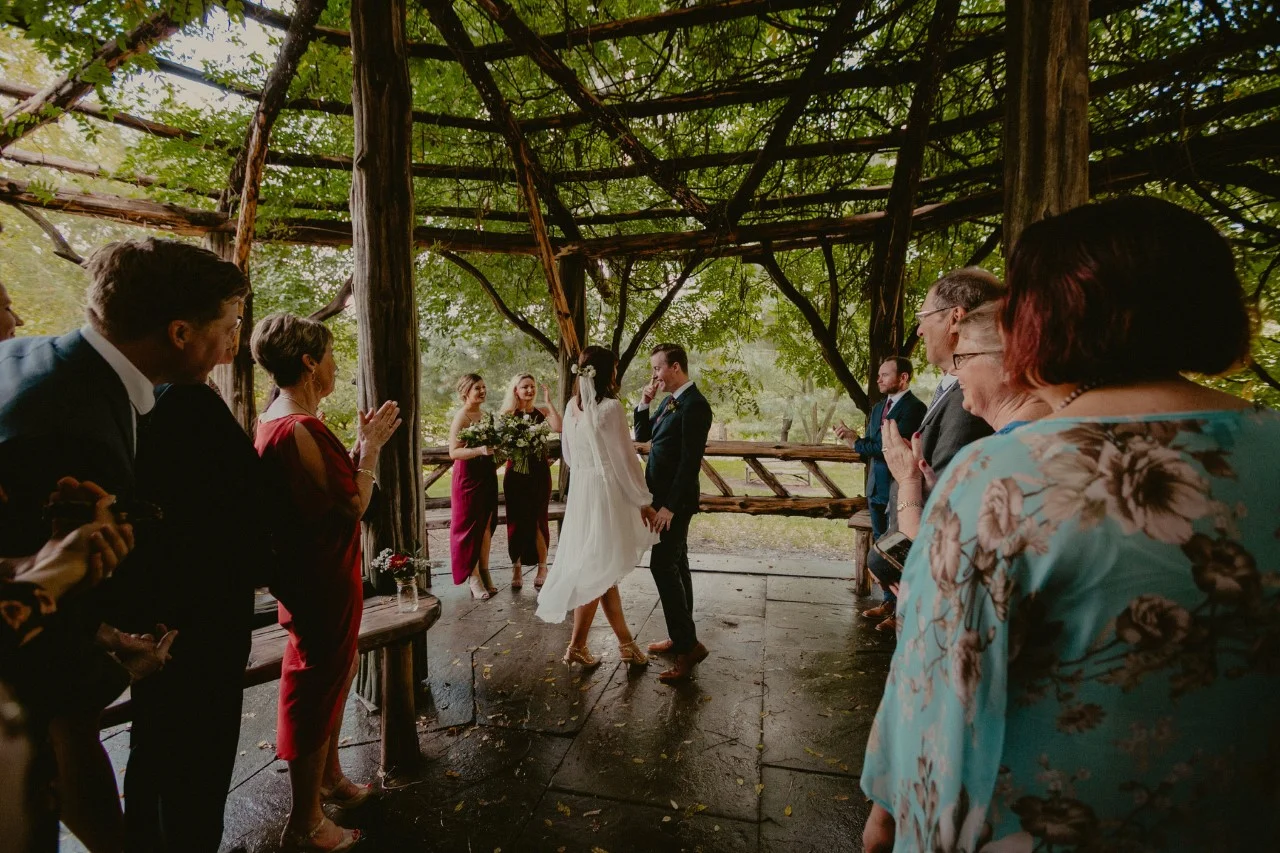 A teary realization that it’s officially official. Photo by Chellise Michael Photography.