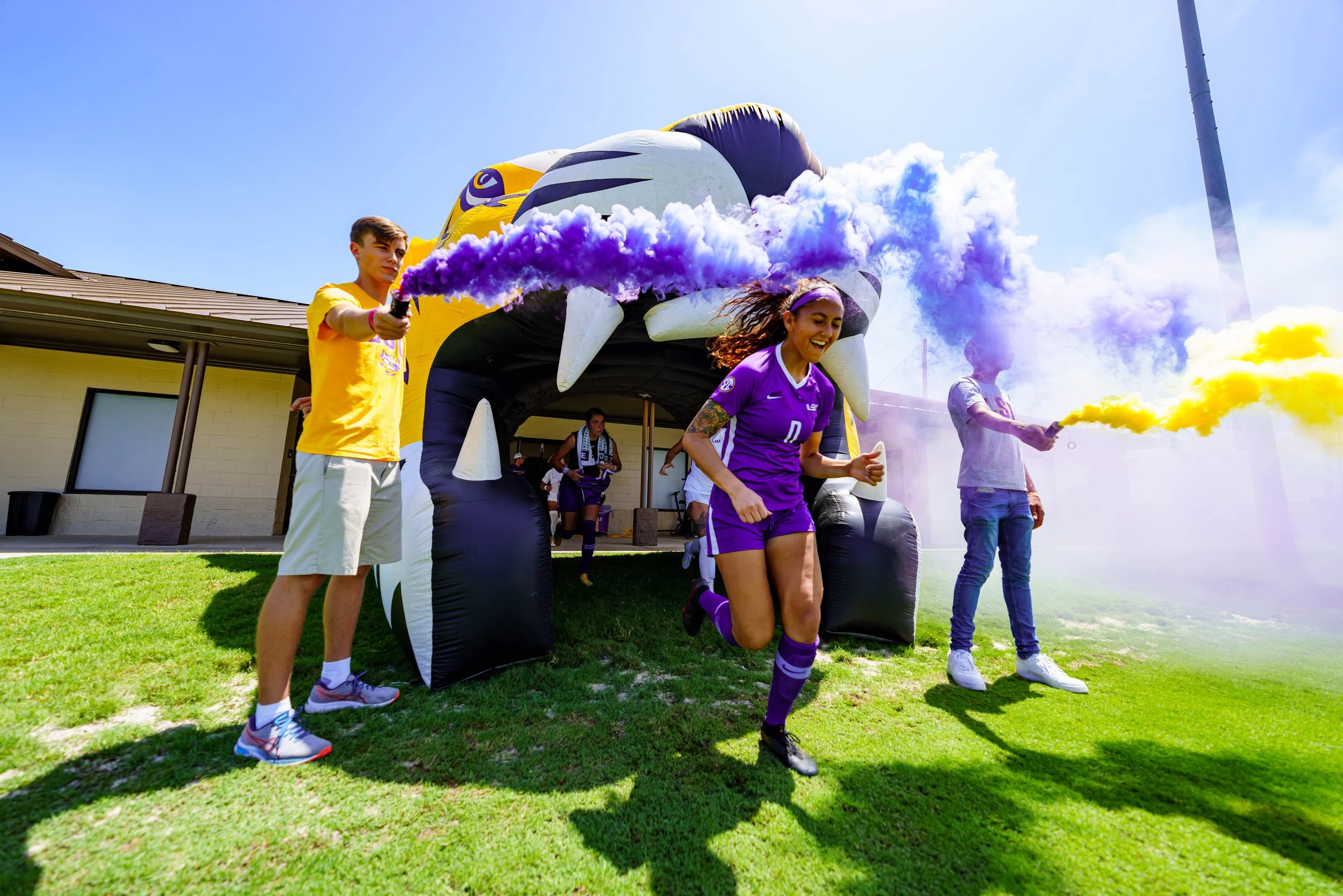 Mike's Kids Club Day at LSU Soccer