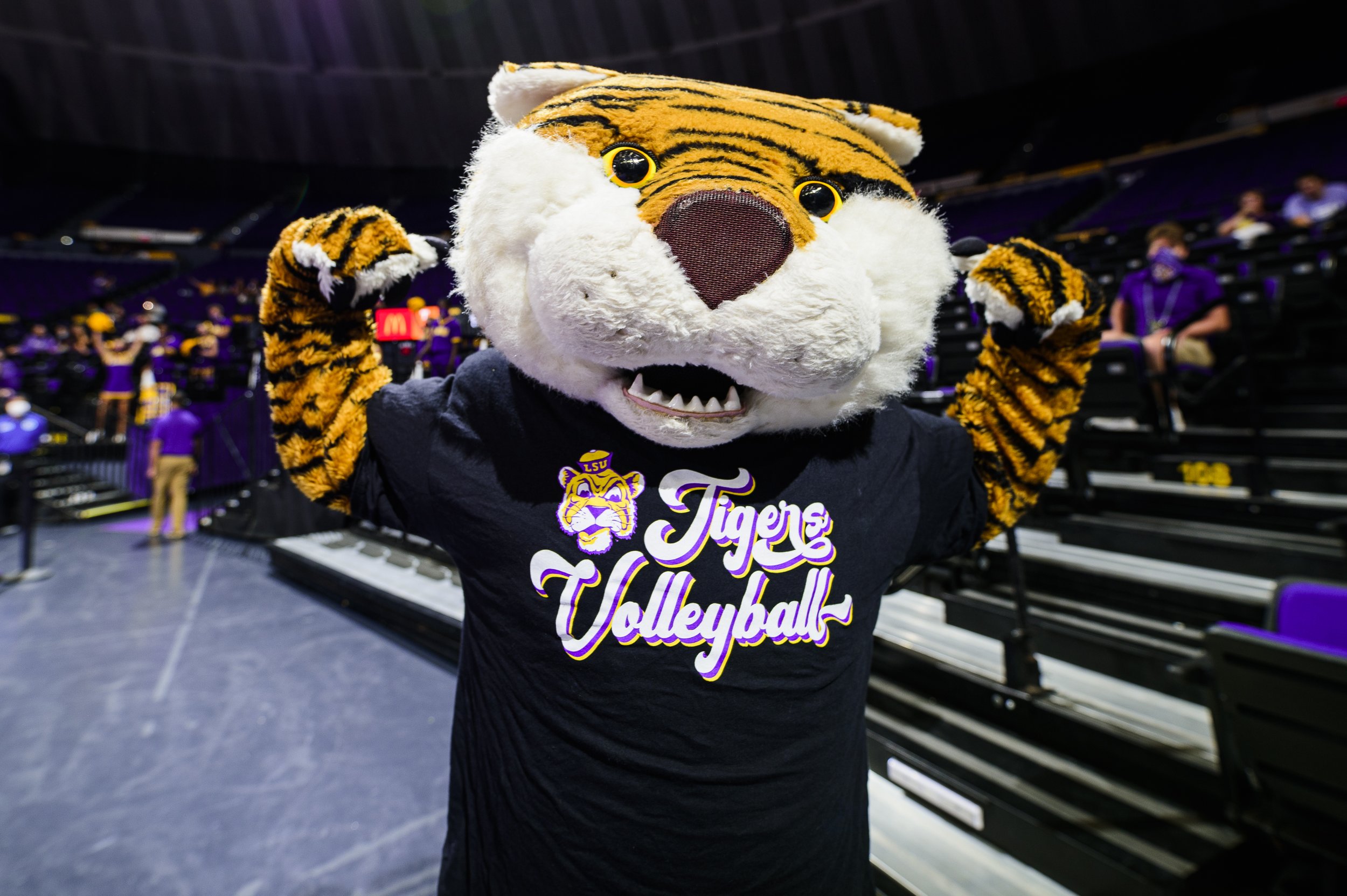 Mike's Kids Club Day at LSU Volleyball