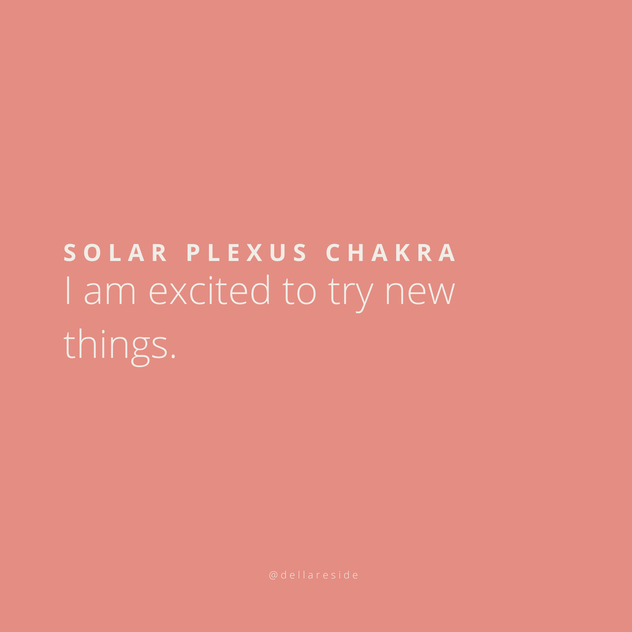 Chakra Affirmations for Spring — Della Reside