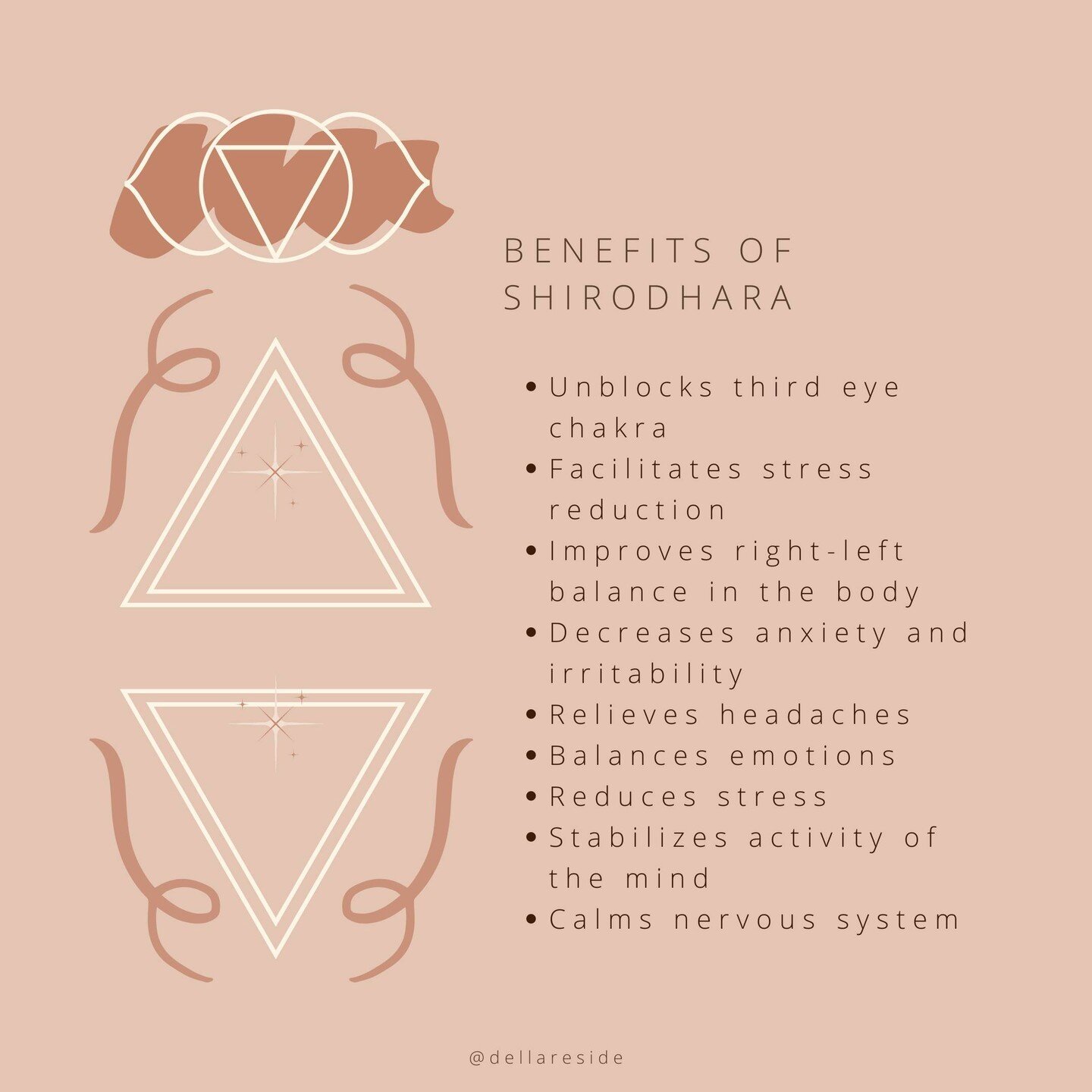 The Anja, brow, or third eye chakra is in the middle of the forehead between the eyebrows and is responsible for eyesight, pineal gland health as well as our ability to plan and use our intuition. 👁🔮⁣
⁣
When the steady rhythmic pouring of oil occur