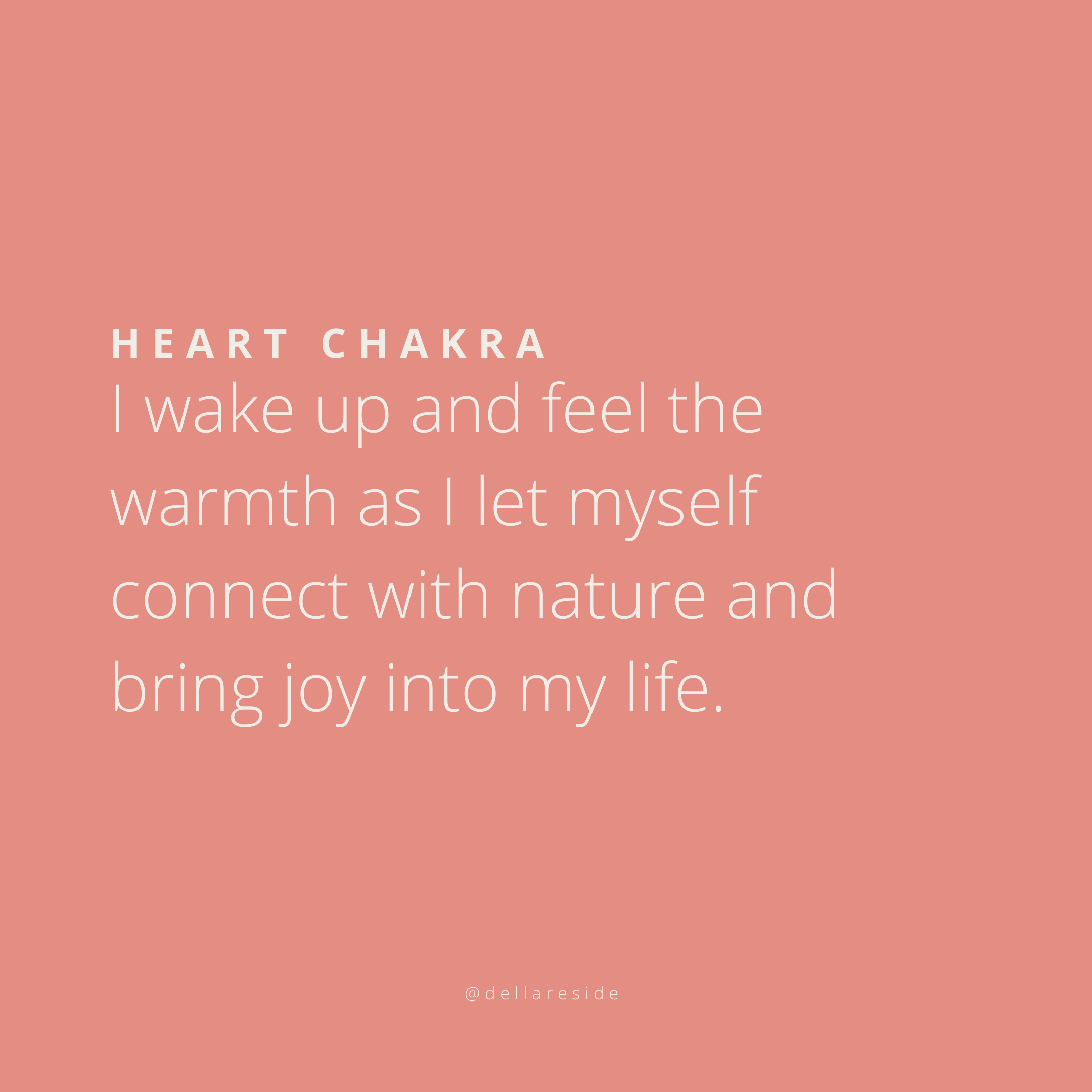 Chakra Affirmations for Spring — Della Reside