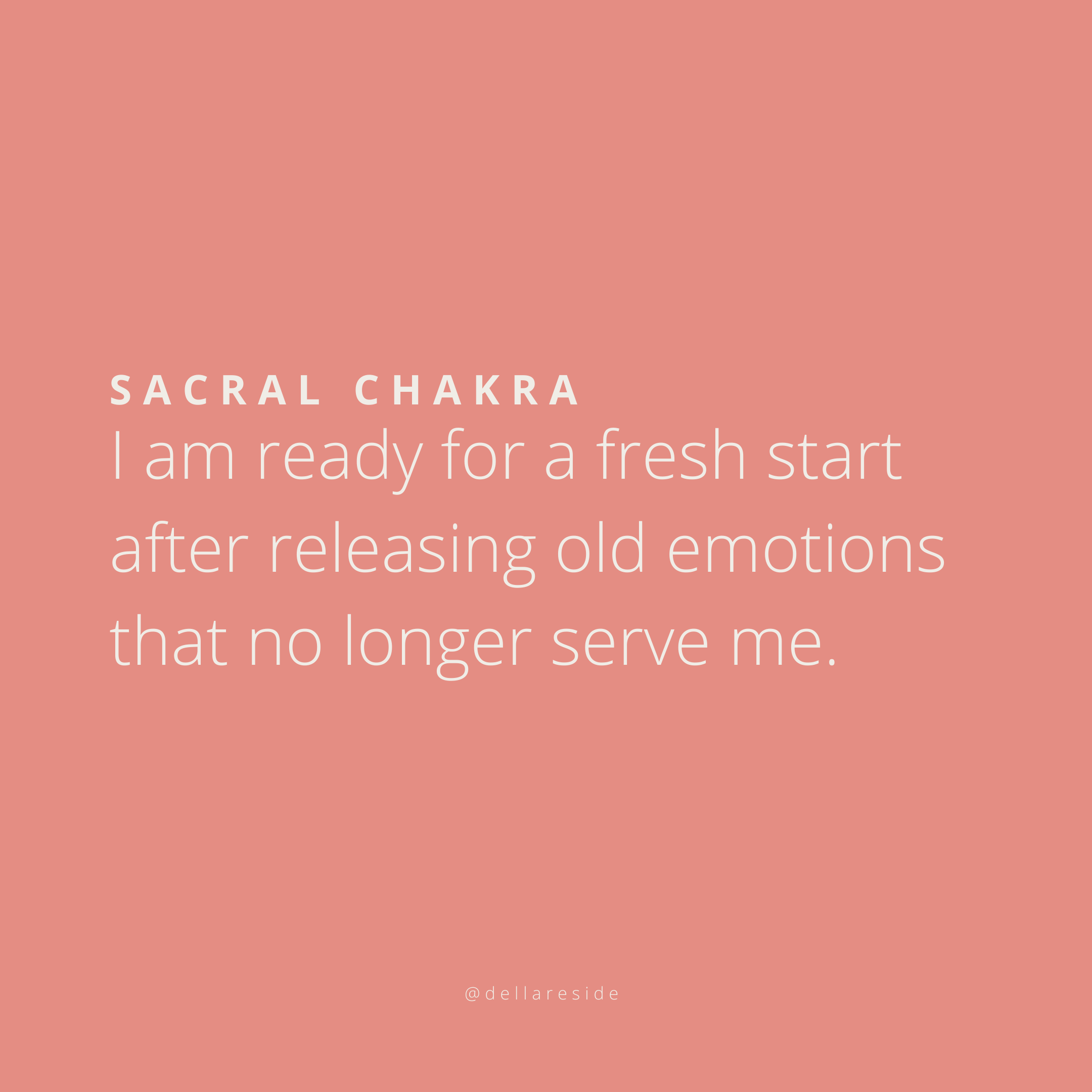 Chakra Affirmations for Spring — Della Reside