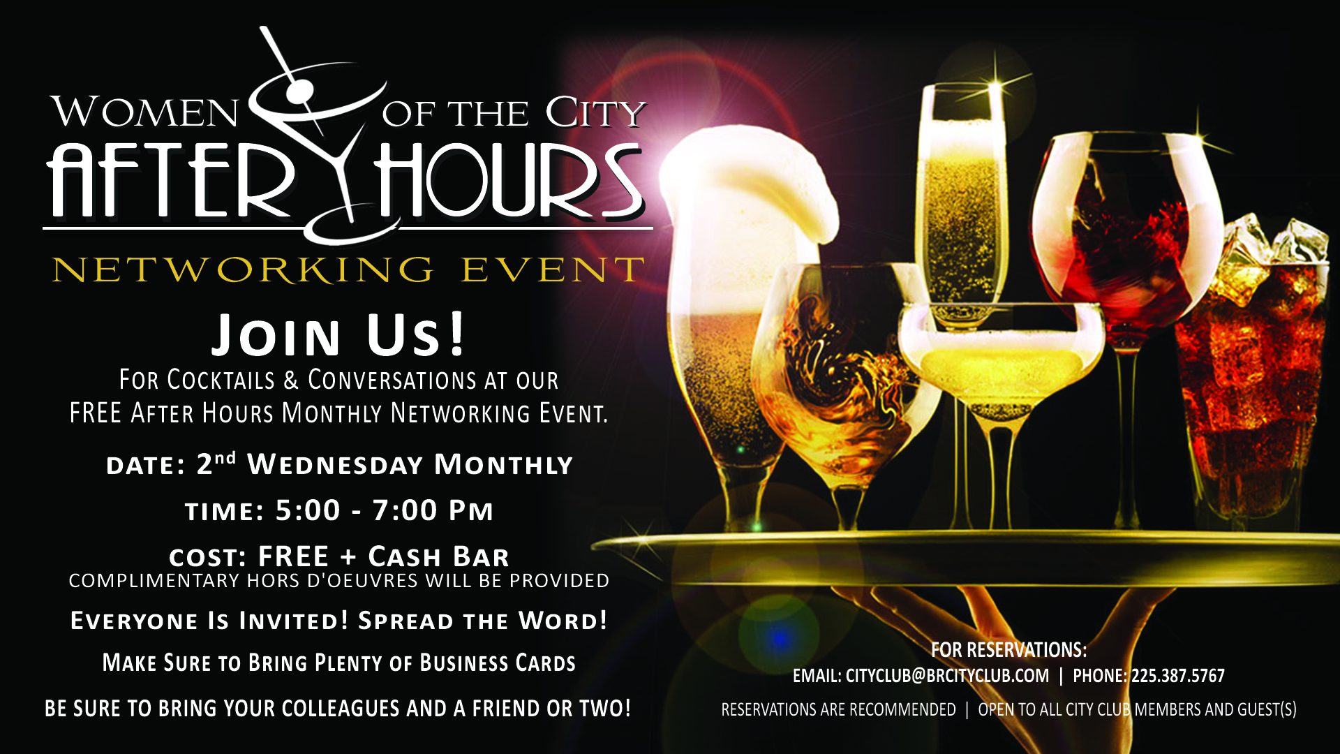 Women of the City After Hours Networking Event — City Club of Baton Rouge