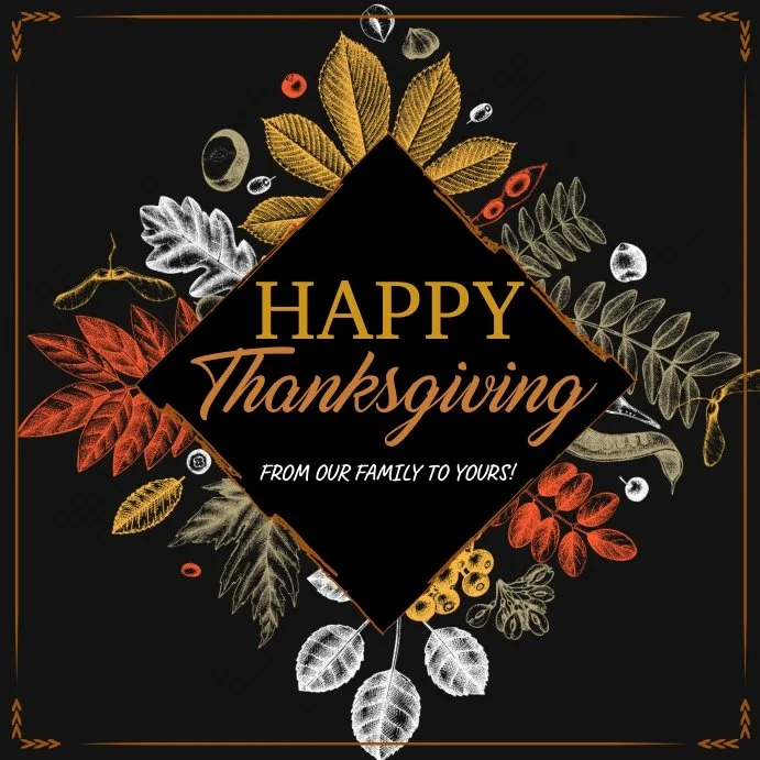 City Club Closed for Thanksgiving holiday!  