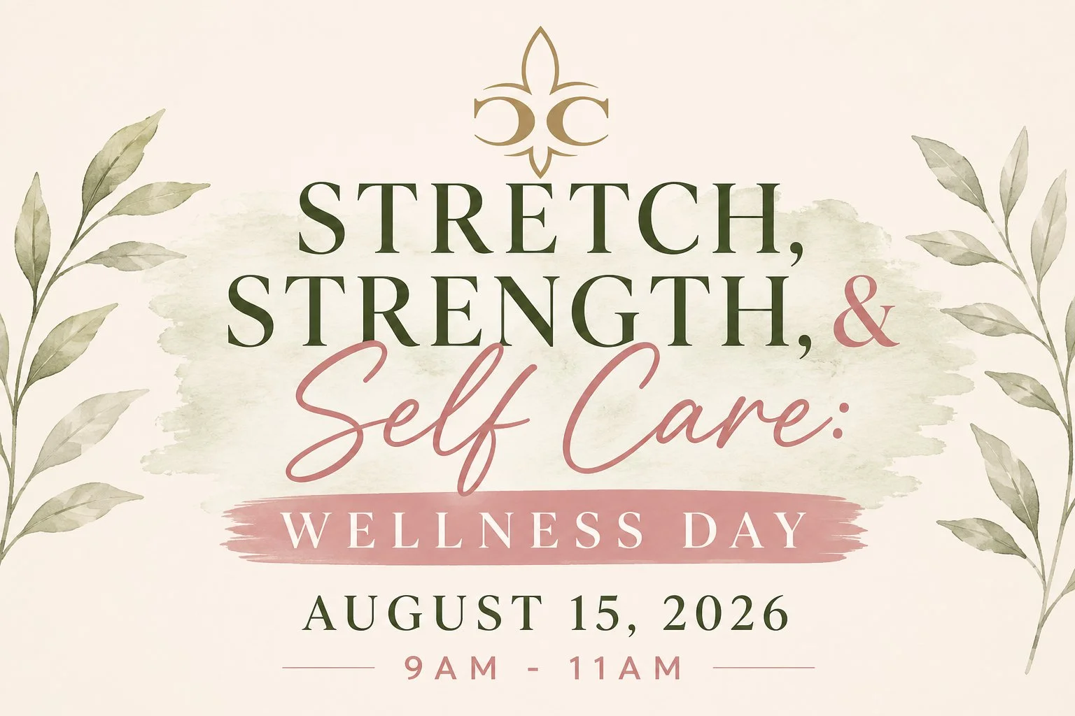 Stretch, Strength, & Self Care: Wellness Day