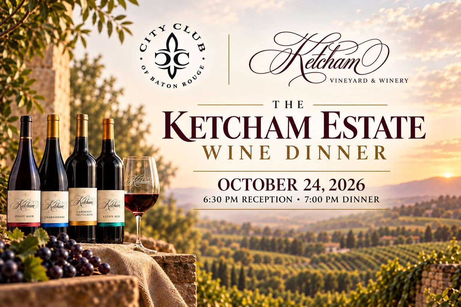 KETCHAM ESTATE WINE DINNER