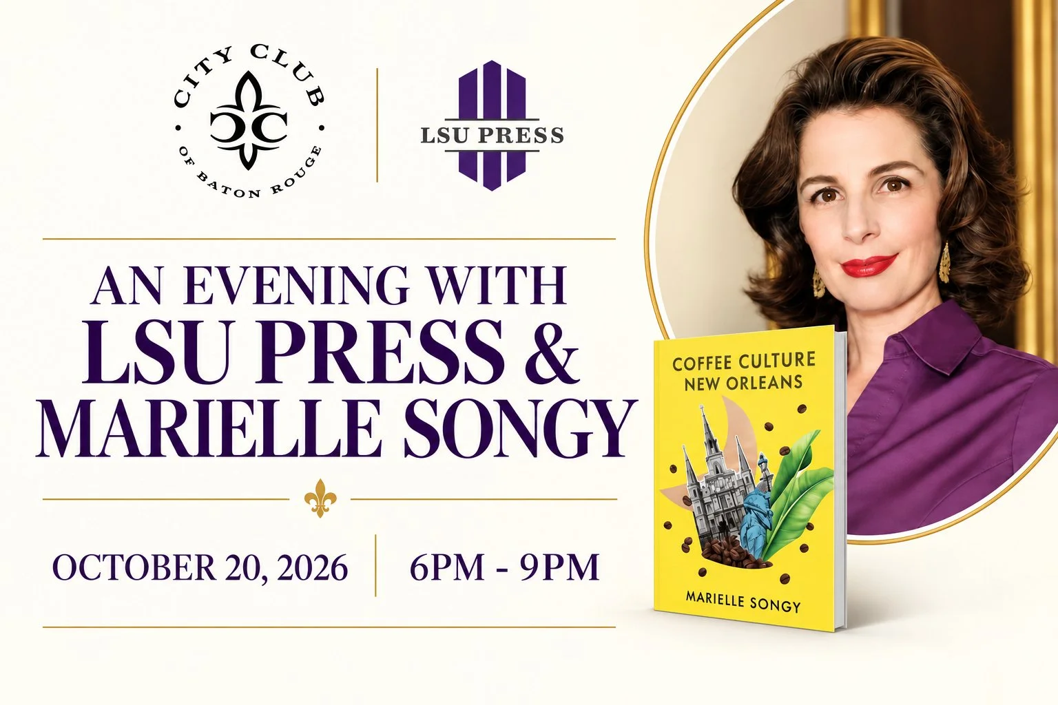 AN EVENING WITH LSU PRESS & MARIELLE SONGY