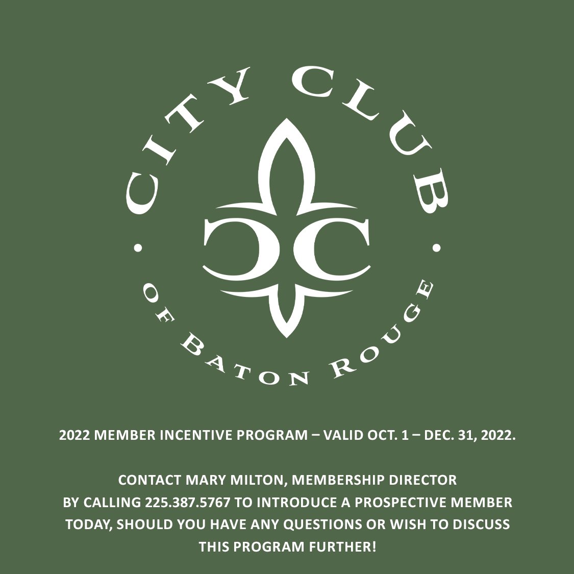 Introducing The New City Club of Baton Rouge Mobile App — City Club of  Baton Rouge