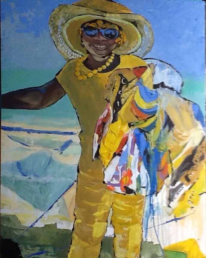Beach Vendor by Jan Farara