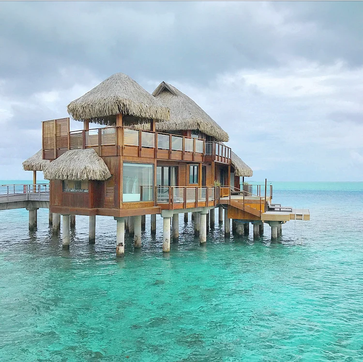 Two storys, one AMAZING over-water villa