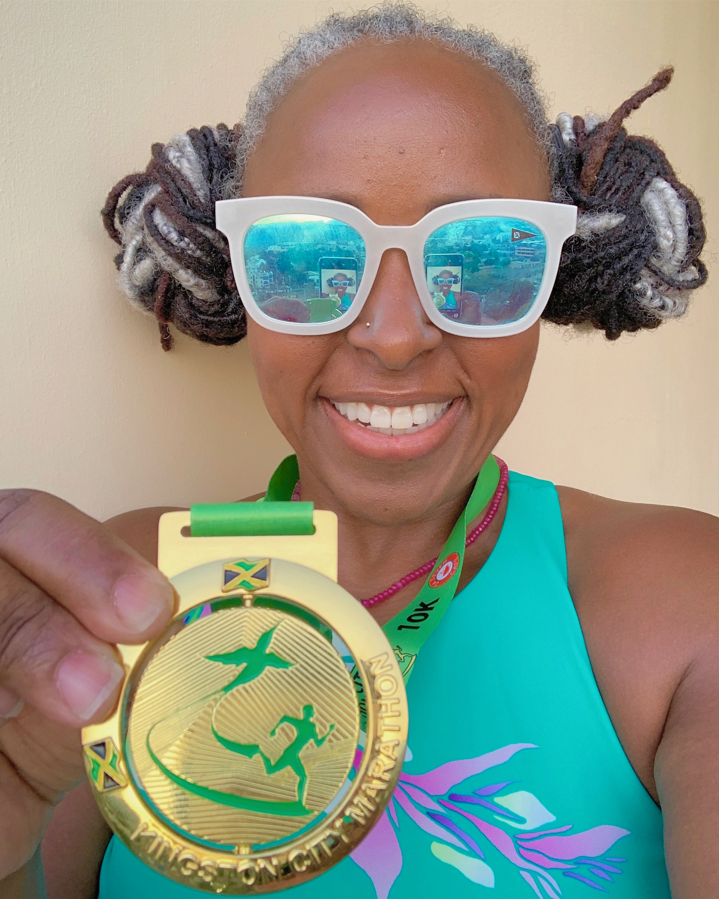 Bringing Home The Bling at Kingston City Marathon