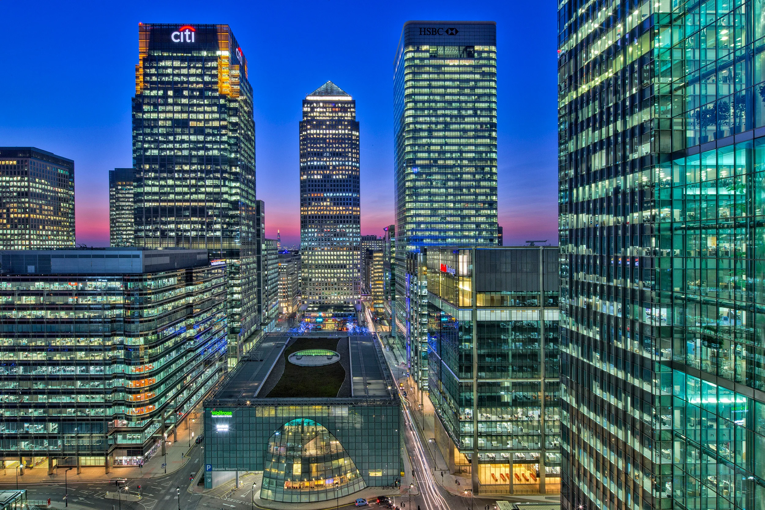 Canary Wharf London Canada Square Towers