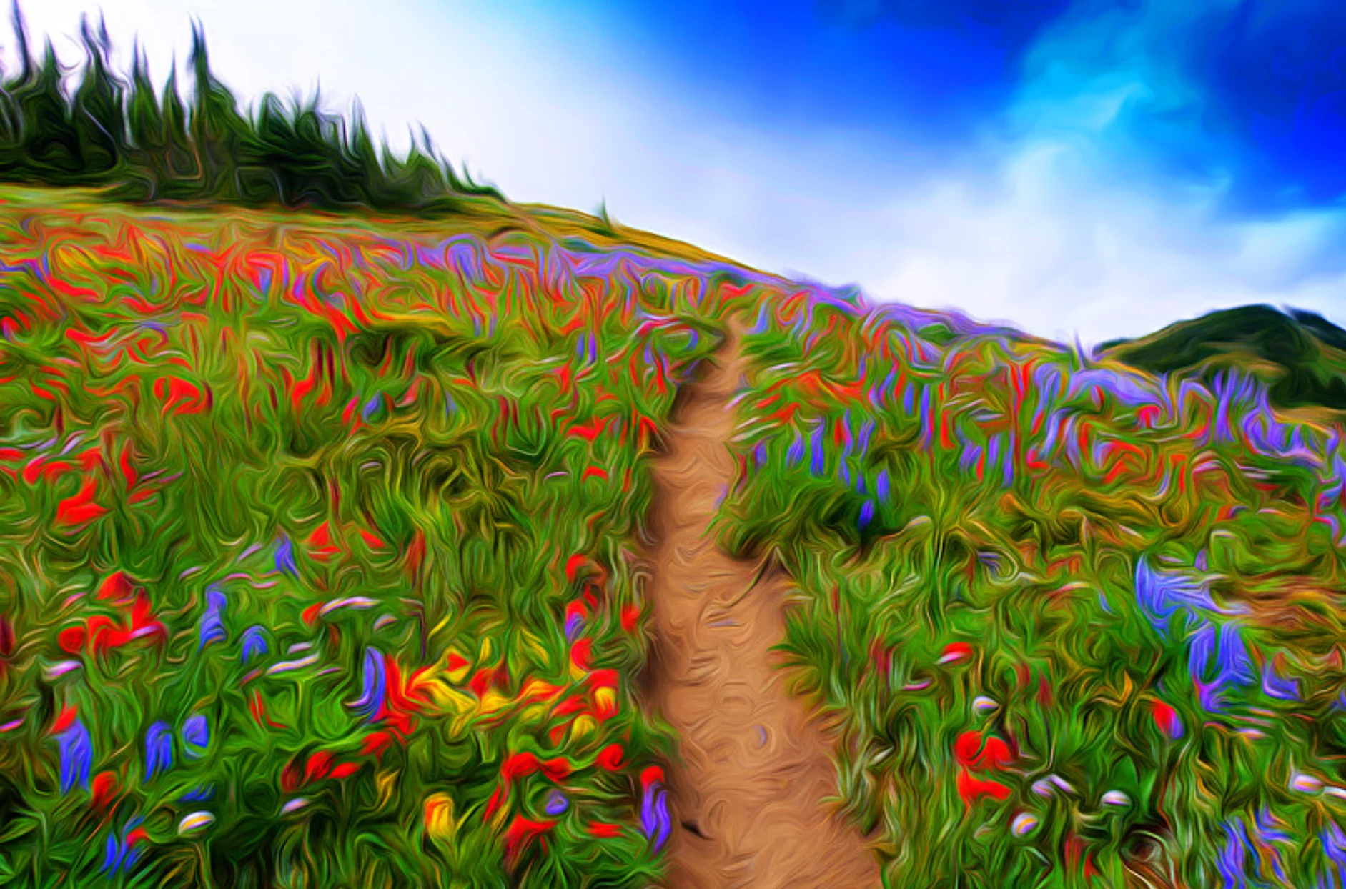 "Mt Todd Hike" Artist Maria Davis