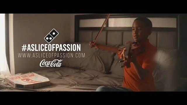 We are so proud of our lead actor Myles Saunders in our Telly People's Choice nominated commercial &quot;A Slice of Passion&quot;! Help us bring home the title by rating our video 5 stars! Link in bio to vote.
