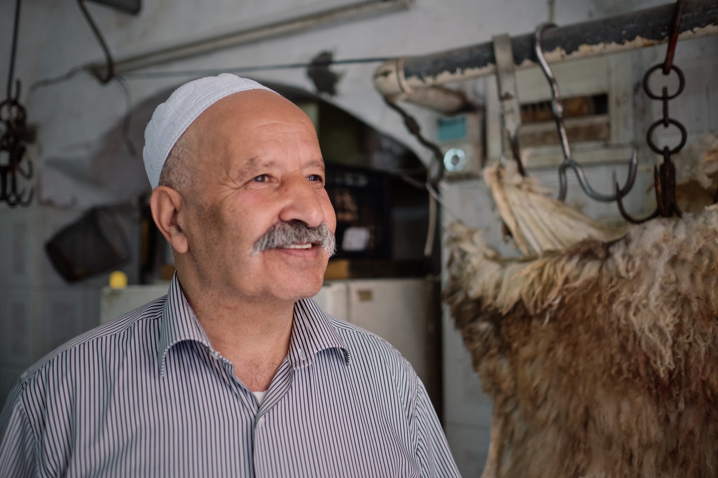  Abu Hilme, 66, in Nablus - From a series of portraits commemorating the 50th anniversary of the 1967 War.&nbsp; 