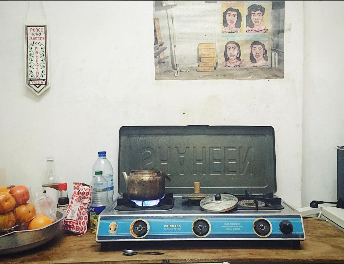 My kitchen in the Old City of Jerusalem