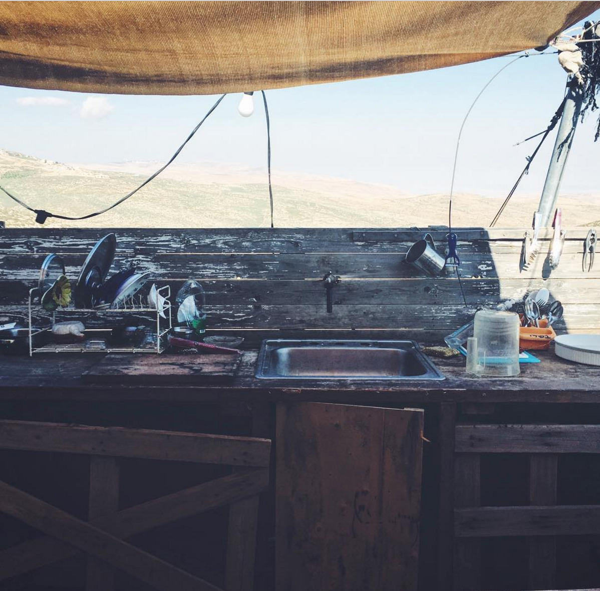  DIY space in Neve Erez, illegal outpost in the West Bank 