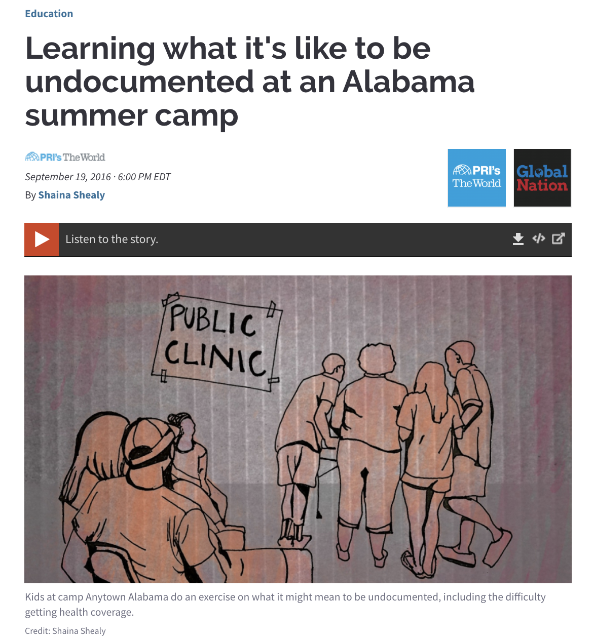 Learning what it's like to be undocumented at an Alabama summer camp