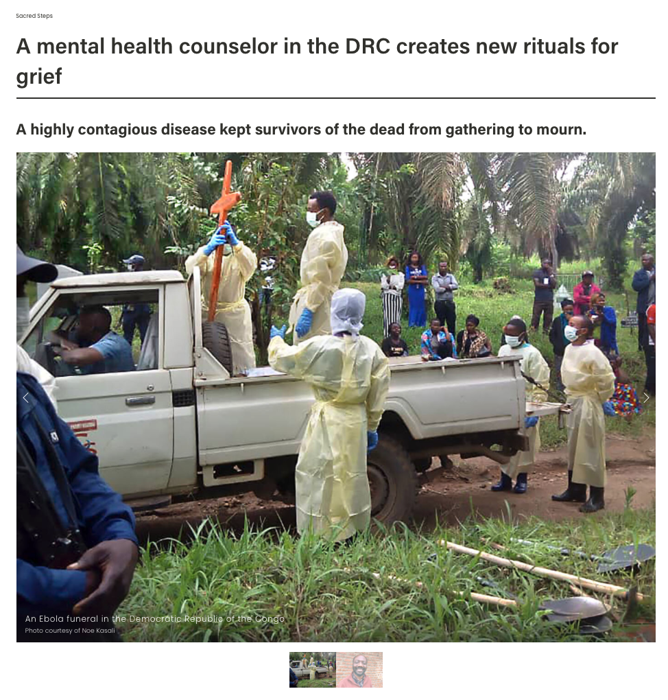 A mental health counselor in the DRC creates new rituals for grief