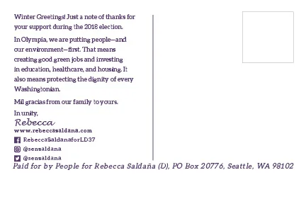 Thank You Postcard Side 2
