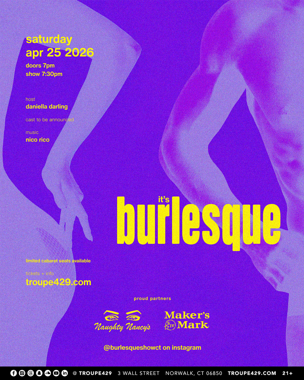 sat apr 25 🎟️ tix tba!