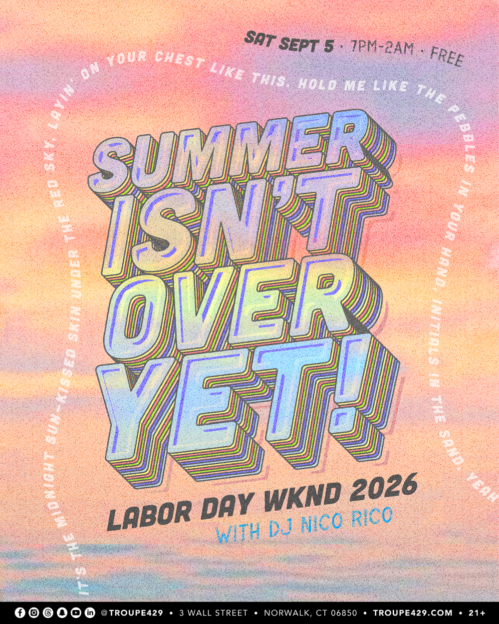 sat sep 5 ✯ free
