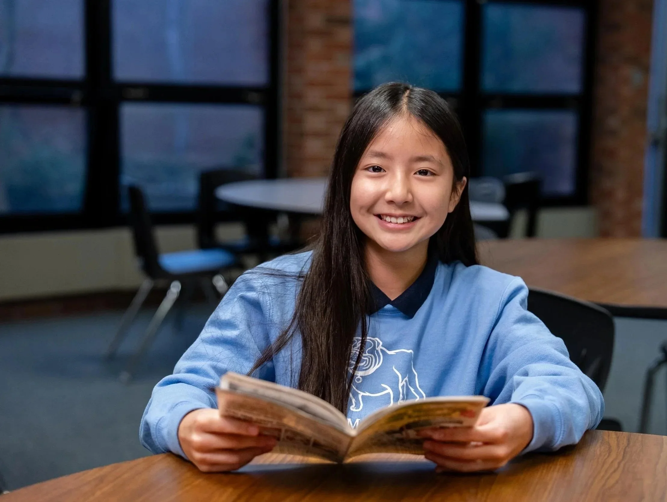 Library _ Female Student Reading (2B).jpg