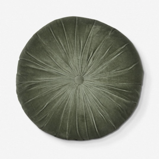 Round Velvet Pillow