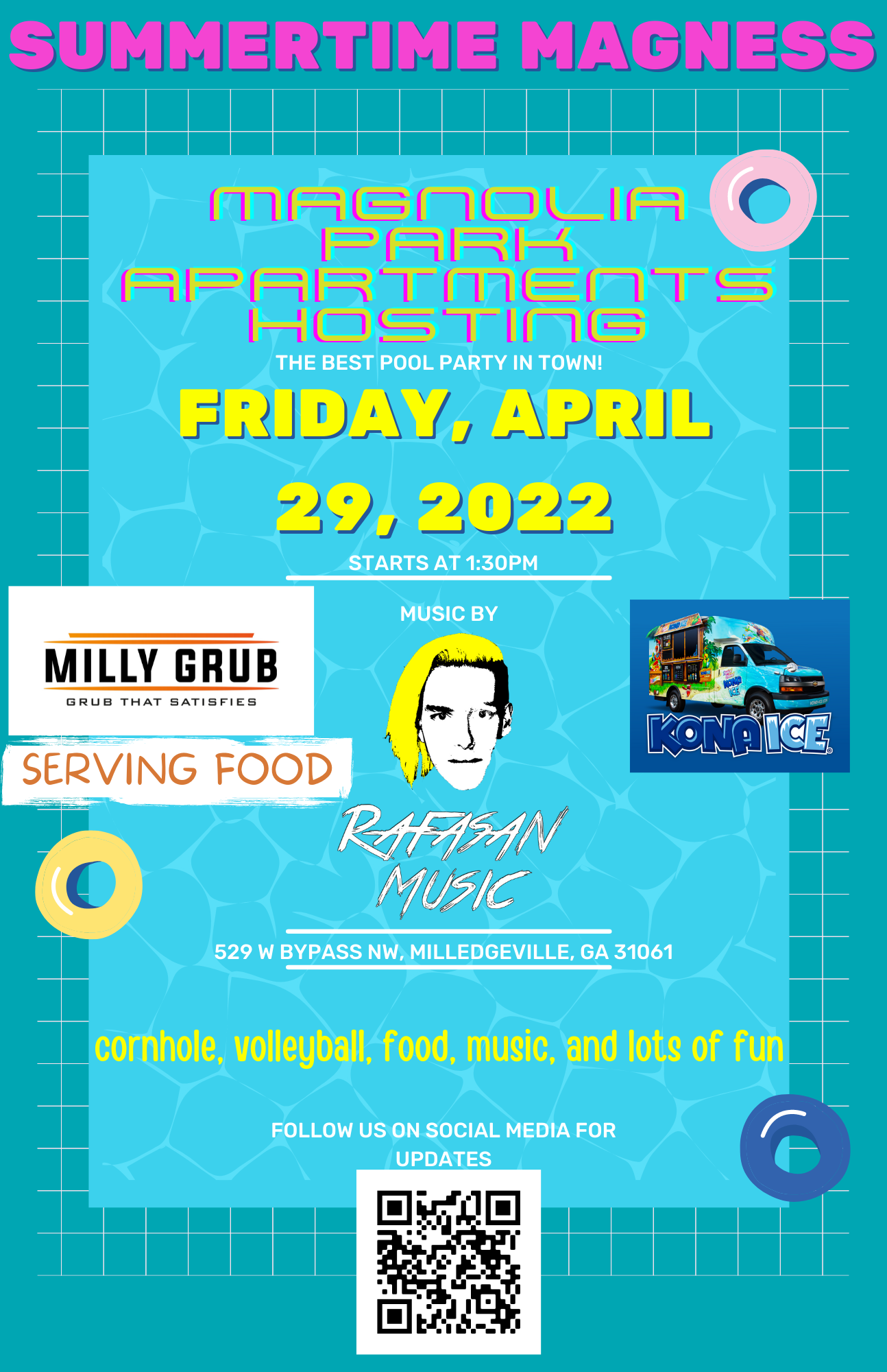 SUMMERTIME MAGNESS: POOL PARTY