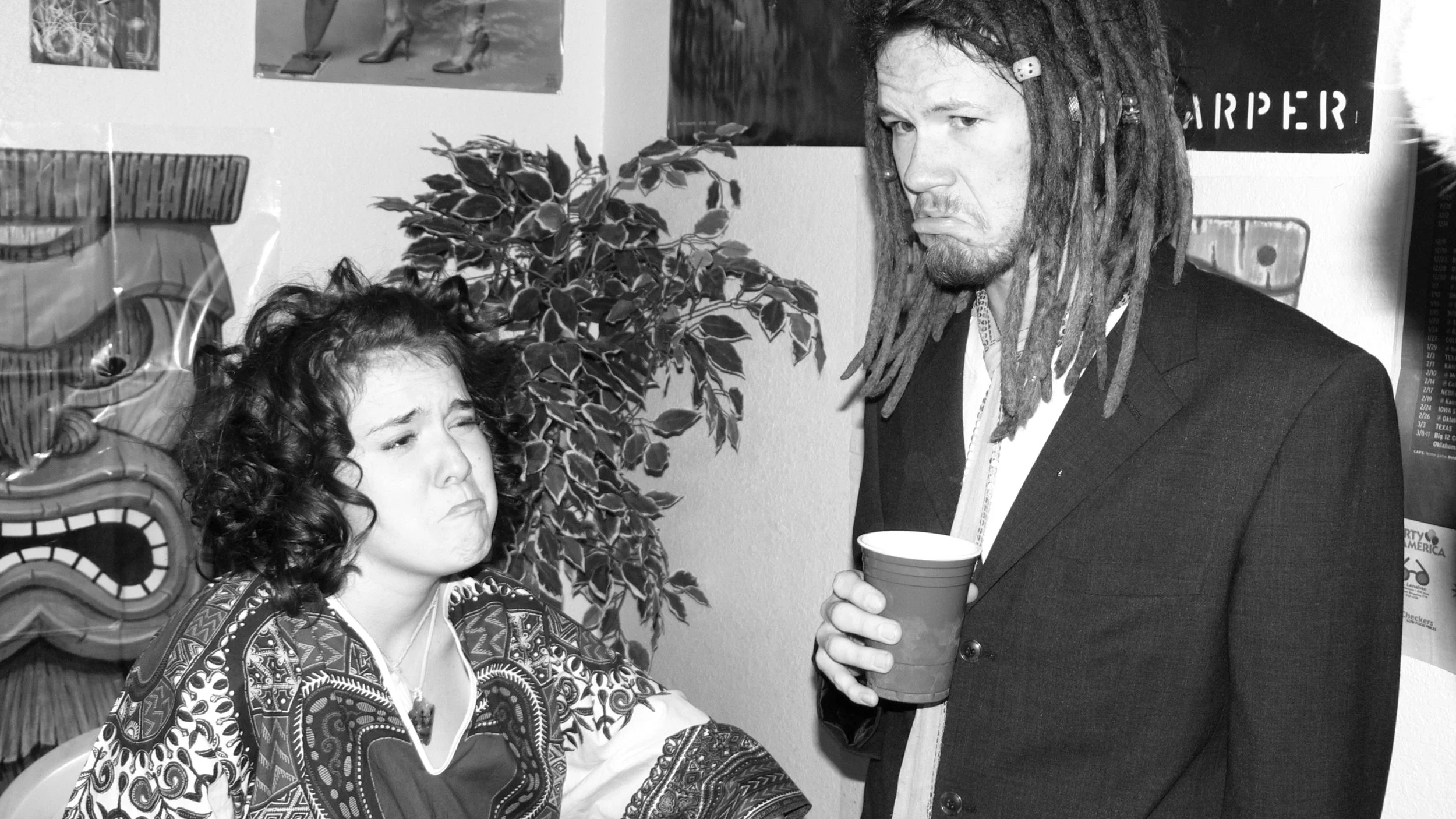   They were just showing me what my face would look like in about 2 hours when I would find out that Jordan had snuck away and went home.&nbsp; 