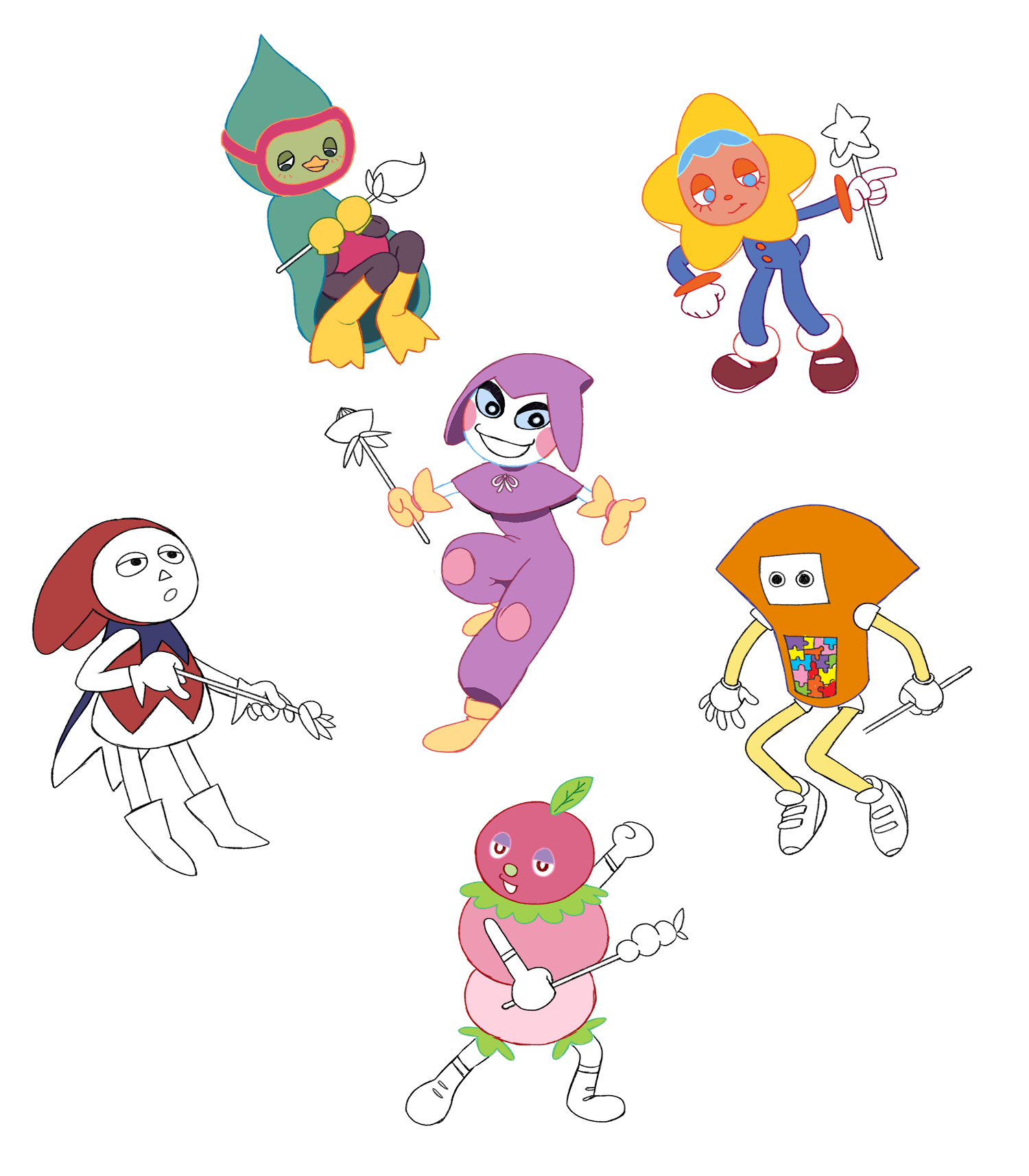 character concepts for an original video game idea
