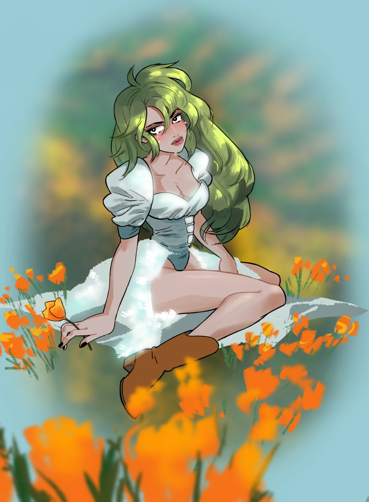 Snotgirl fanart drawn for a yearly gift exchange