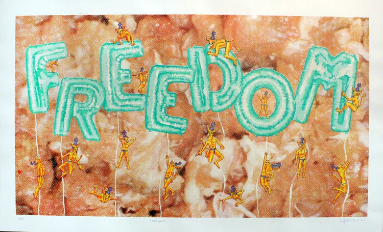 “Freedom!” print by Julia Curran